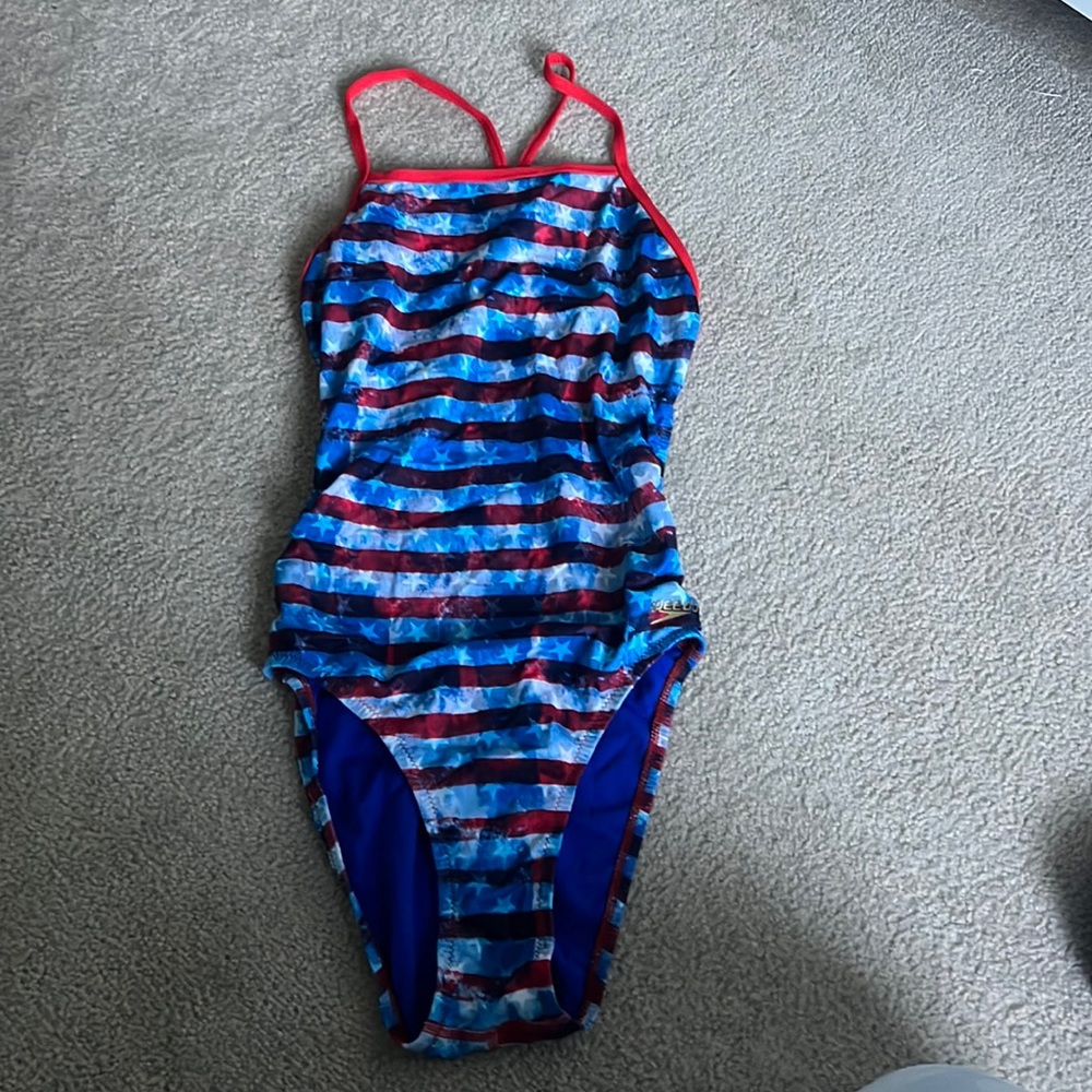 Speedo American Flag one piece